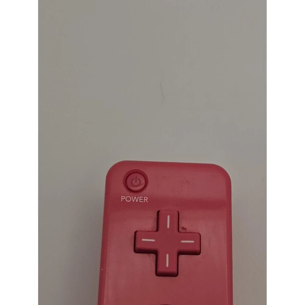 Pink Wii Nintendo Motion Plus Controller With Sleeve And Strap Tested